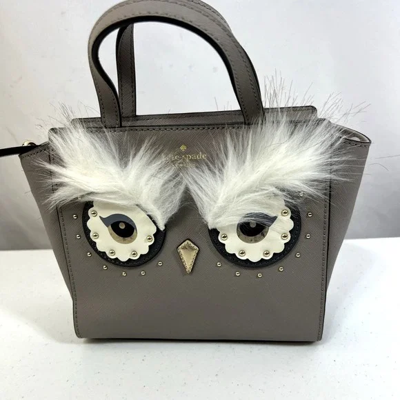NWOT Kate Spade New York Star Bright Owl Mini Hadlee Sachel Handle or Crossbody - Picture 3 of 15